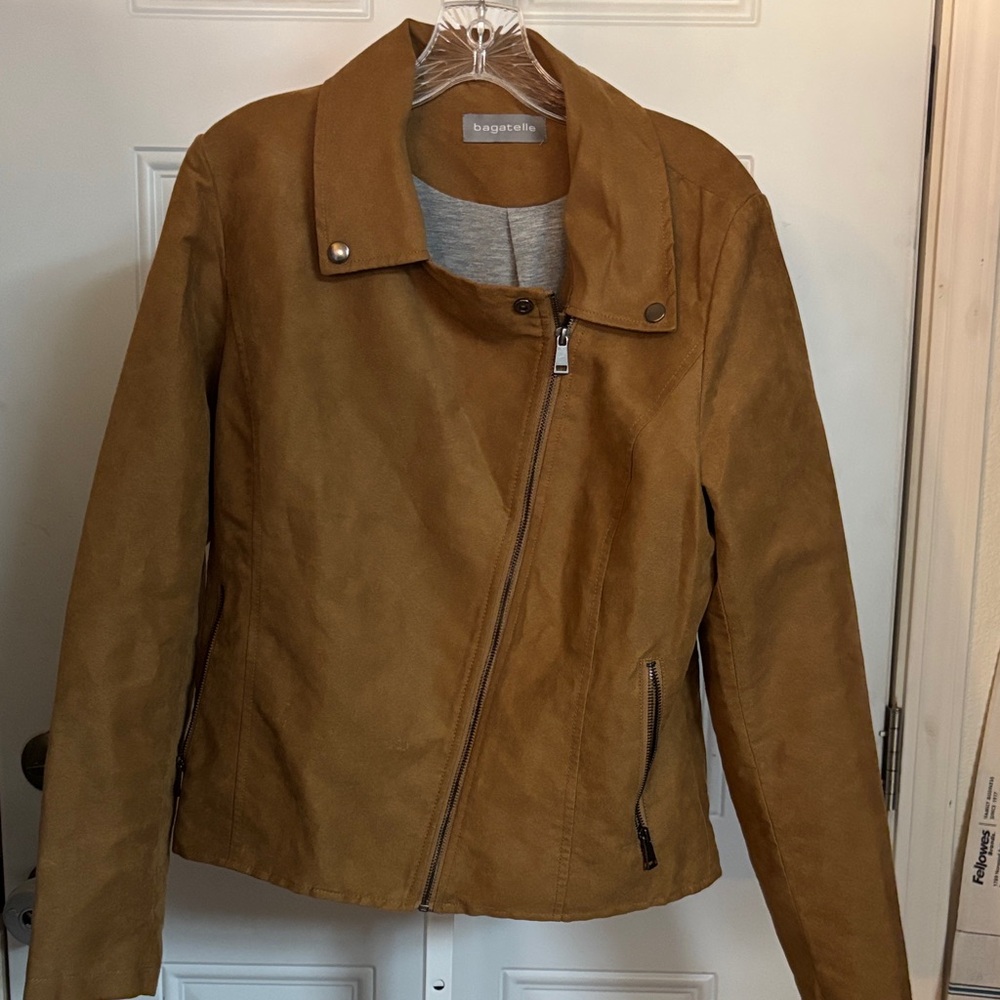 Bagatelle Women's Brown Leather Jacket